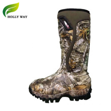 Jungle Camo Cheap Waterproof Durable Neoprene Rubber Boots Shoes for Hunting Men